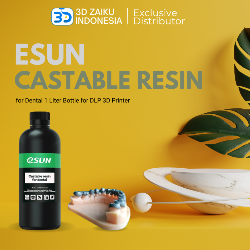 eSUN Castable Resin for Dental 1 Liter Bottle for MSLA DLP 3D Printer